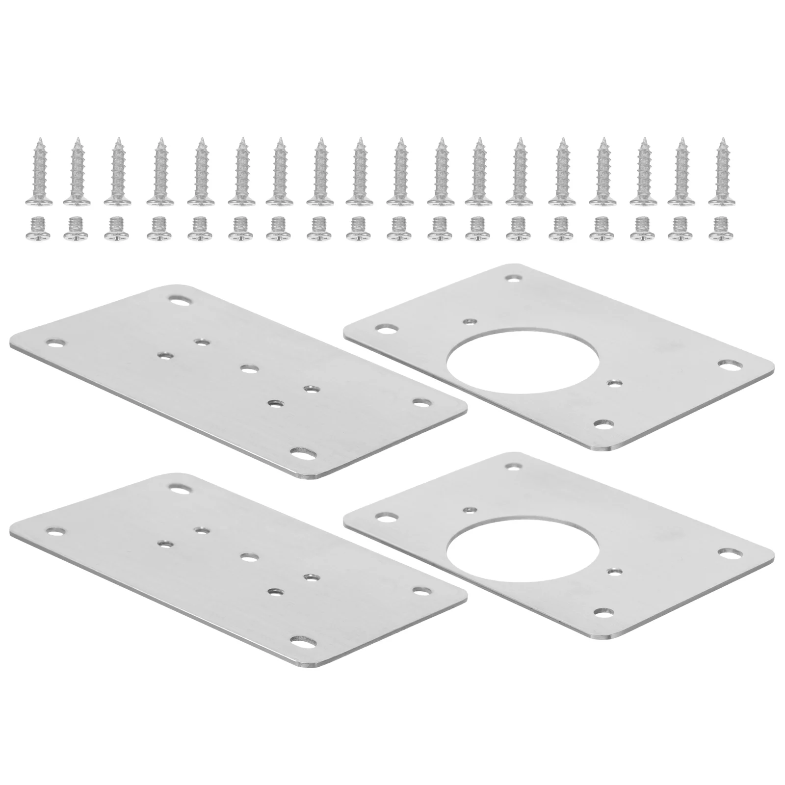 4 Pcs Thick Hinge Repair Plate Cabinet Hinges Door Fixing Bracket Large Angle Mending Screw Hole Stainless Steel
4 Pcs Thick Hinge Repair Plate Cabinet Hinges Door Fixing Bracket Large Angle Mending Screw Hole Stainless Steel