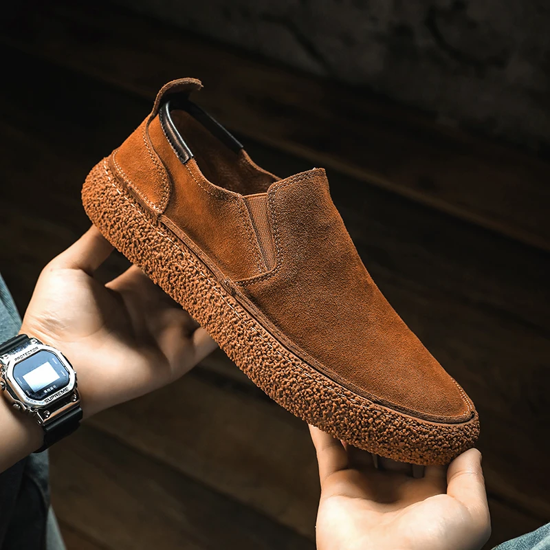 genuine Leather Loafers Men Slip-ons cow suede Leather Shoes Casual Shoes men High Quality Footwears Male Shoes men sneakers
genuine Leather Loafers Men Slip-ons cow suede Leather Shoes Casual Shoes men High Quality Footwears Male Shoes men sneakers