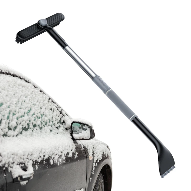 

Лопата для льда с длинной ручкой, многофункциональная щетка для снега, инструмент для уборки автомобиля, снега