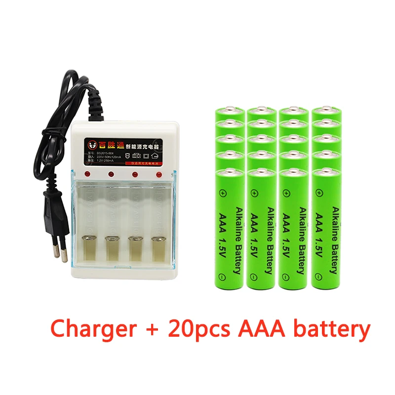 Free ShippingBatterie Alcaline 1.5V AAA 2100mAh, 1.5V, Rechargeable, Pour Télécommande, Jouet, Lumière, Prise Ue, Chargeur
Free ShippingBatterie Alcaline 1.5V AAA 2100mAh, 1.5V, Rechargeable, Pour Télécommande, Jouet, Lumière, Prise Ue, Chargeur