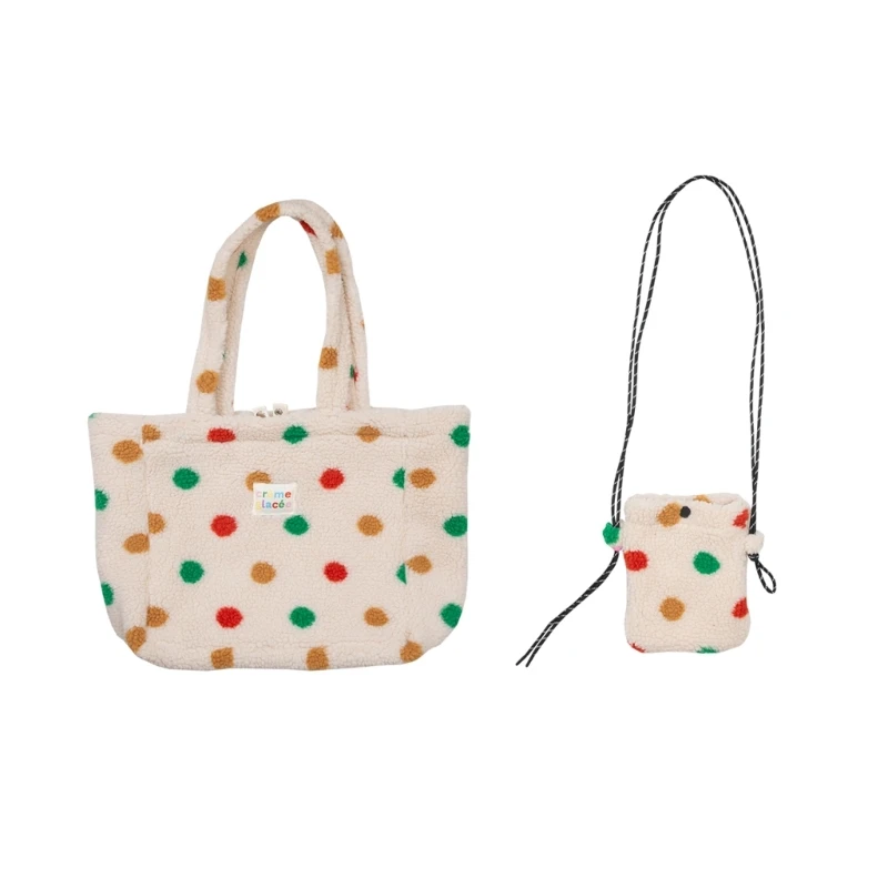 Colorful Dot Crossbody Bag / Shoulder Bag for Girl Women Large Capacity Trendy Bag Winter Plush Bag Versatile Handbag
Colorful Dot Crossbody Bag / Shoulder Bag for Girl Women Large Capacity Trendy Bag Winter Plush Bag Versatile Handbag