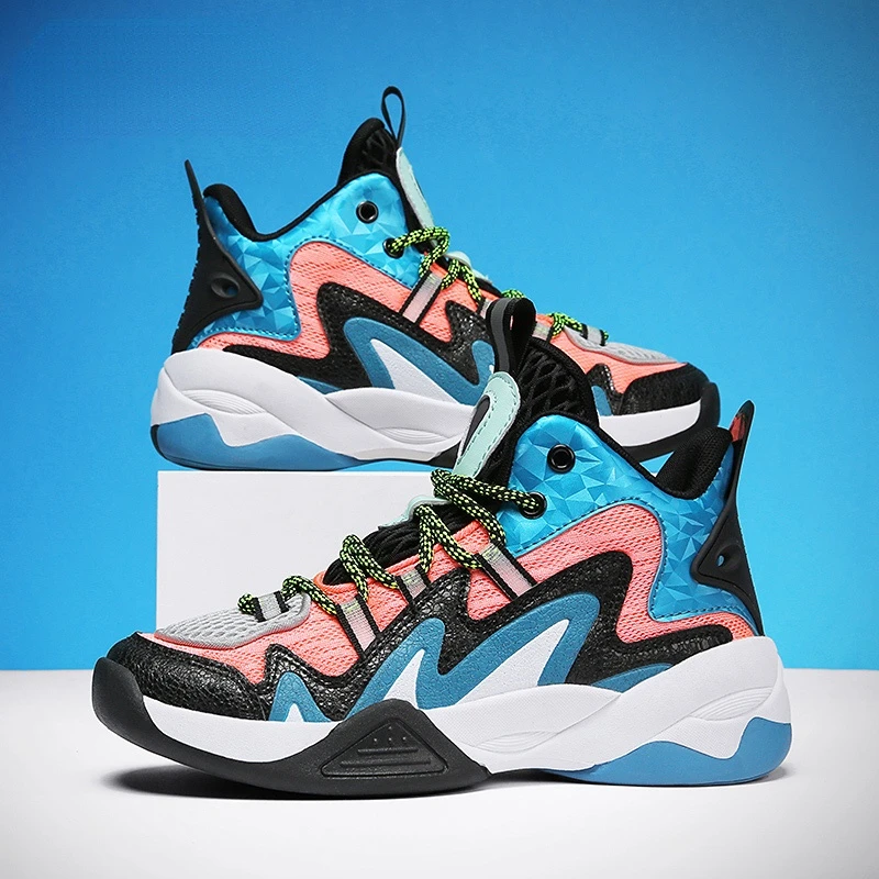 Non-slip Rubber Kids Fashion Sneakers Boys Basketball Shoes Outdoor Children Sport Shoes Students Basket Trainers Shoes
Non-slip Rubber Kids Fashion Sneakers Boys Basketball Shoes Outdoor Children Sport Shoes Students Basket Trainers Shoes