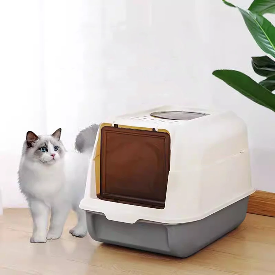 Top Entry Cat Litter Boxes Shield Enclosed Jump One Hitter Tray Mesh Sift Cove Cat Toilet Portable Kedi Tuvaleti Pet Products
Top Entry Cat Litter Boxes Shield Enclosed Jump One Hitter Tray Mesh Sift Cove Cat Toilet Portable Kedi Tuvaleti Pet Products