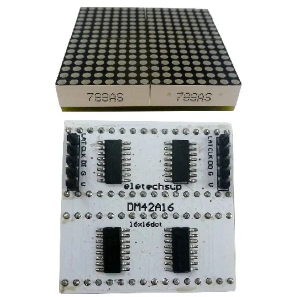 

Mini 16x16 Matrix Red LED Display Dot Digital Tube Module 74hc595 Drive For Arduino For UNO MEGA2560 DUE Raspberry Pi