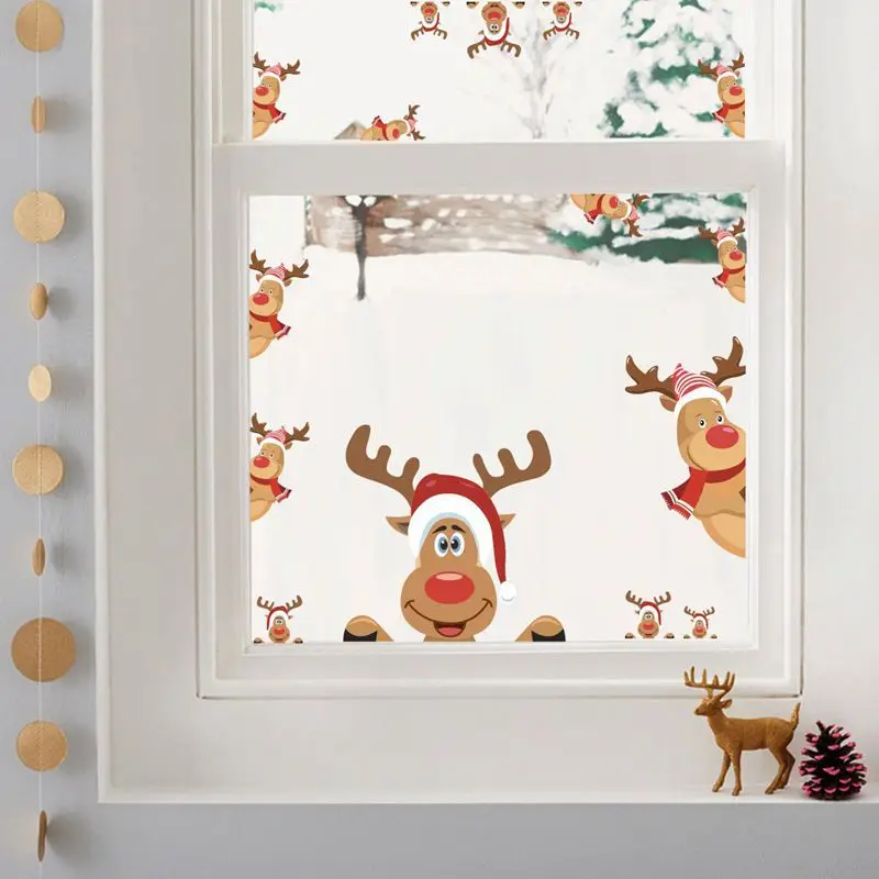 Removable Merry Christmas Snowman Deer Wall Stickers Art Vinyl Decal Home Window Fridge Sticker
Removable Merry Christmas Snowman Deer Wall Stickers Art Vinyl Decal Home Window Fridge Sticker