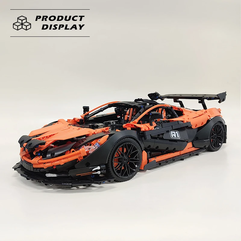 

Creative Expert Model P1 Hypercar 1:8 High-tech Technical Black Racing Car JIESTAR MOC Bricks Building Blocks Boys Toys Gifts