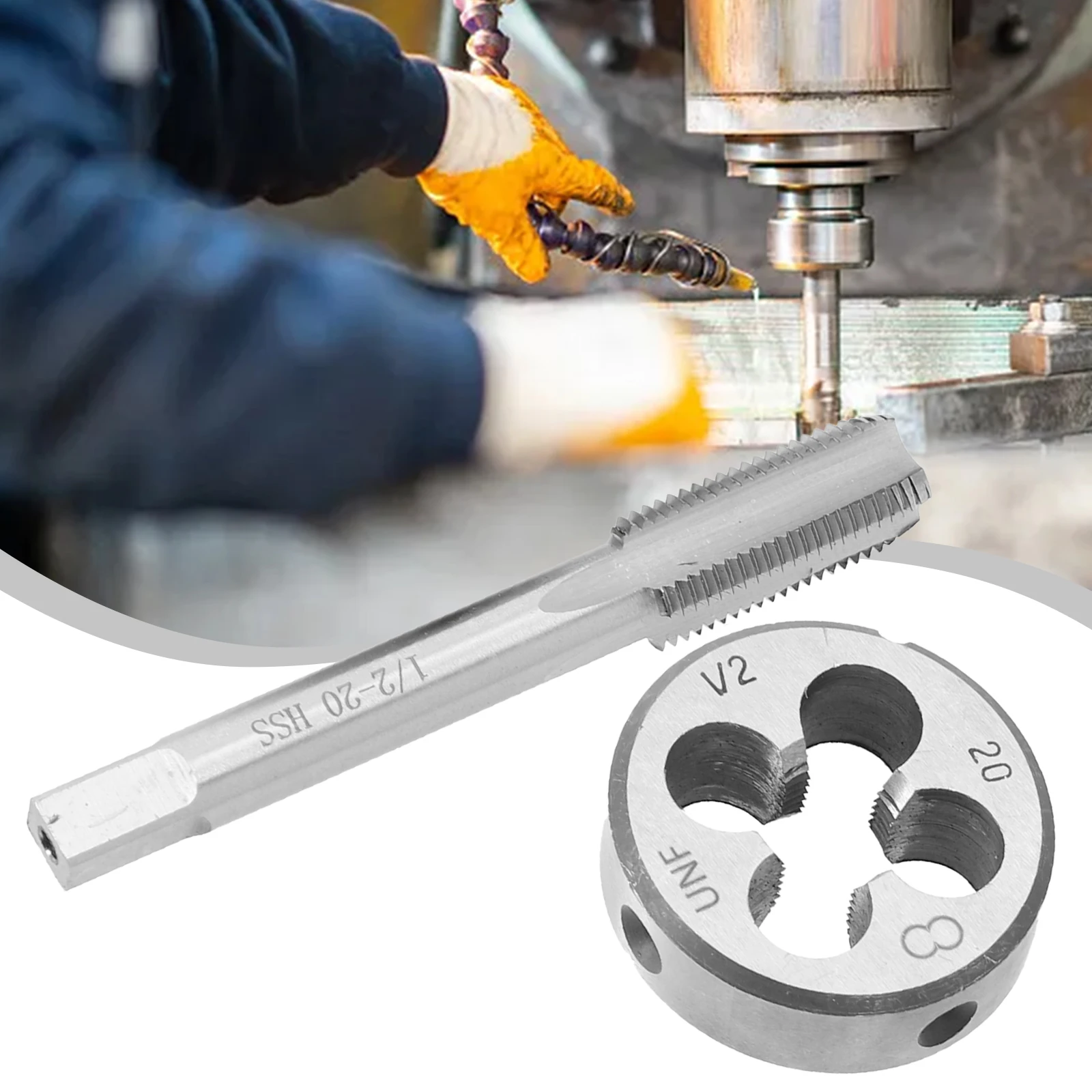 UNF Die Kit 1/2-20 UNF Tap Workshop High Speed Steel Model 1/2-20 UNF Replacement 1Set For Muzzle Work Brand New
UNF Die Kit 1/2-20 UNF Tap Workshop High Speed Steel Model 1/2-20 UNF Replacement 1Set For Muzzle Work Brand New