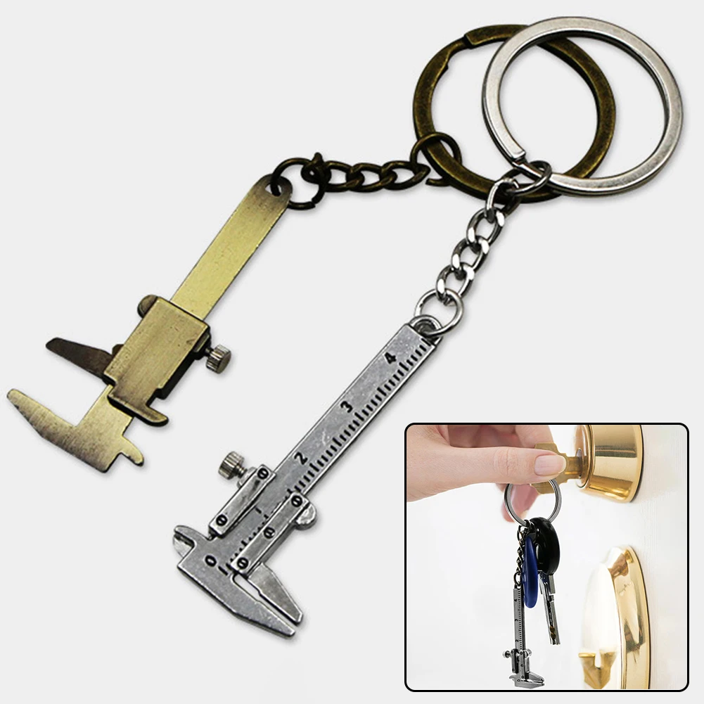 Car Keychain Portable Mini Vernier Caliper 0-40mm Measuring Tool Keychain Practical Auto Acesssories
Car Keychain Portable Mini Vernier Caliper 0-40mm Measuring Tool Keychain Practical Auto Acesssories