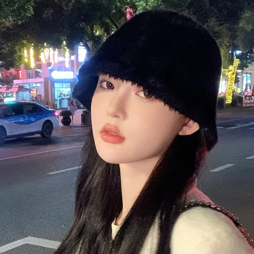 Women Bucket Hat Fashionable Women's Plush Bucket Hat Warm Stylish Winter Accessory for Outdoor Activities
Women Bucket Hat Fashionable Women's Plush Bucket Hat Warm Stylish Winter Accessory for Outdoor Activities
