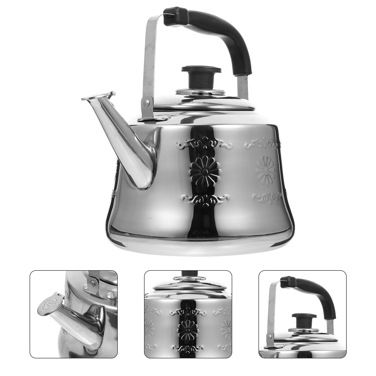 Electric Portable Stove Stainless Steel Whistling Kettle Durable Pot Household Home Tea Make
Electric Portable Stove Stainless Steel Whistling Kettle Durable Pot Household Home Tea Make