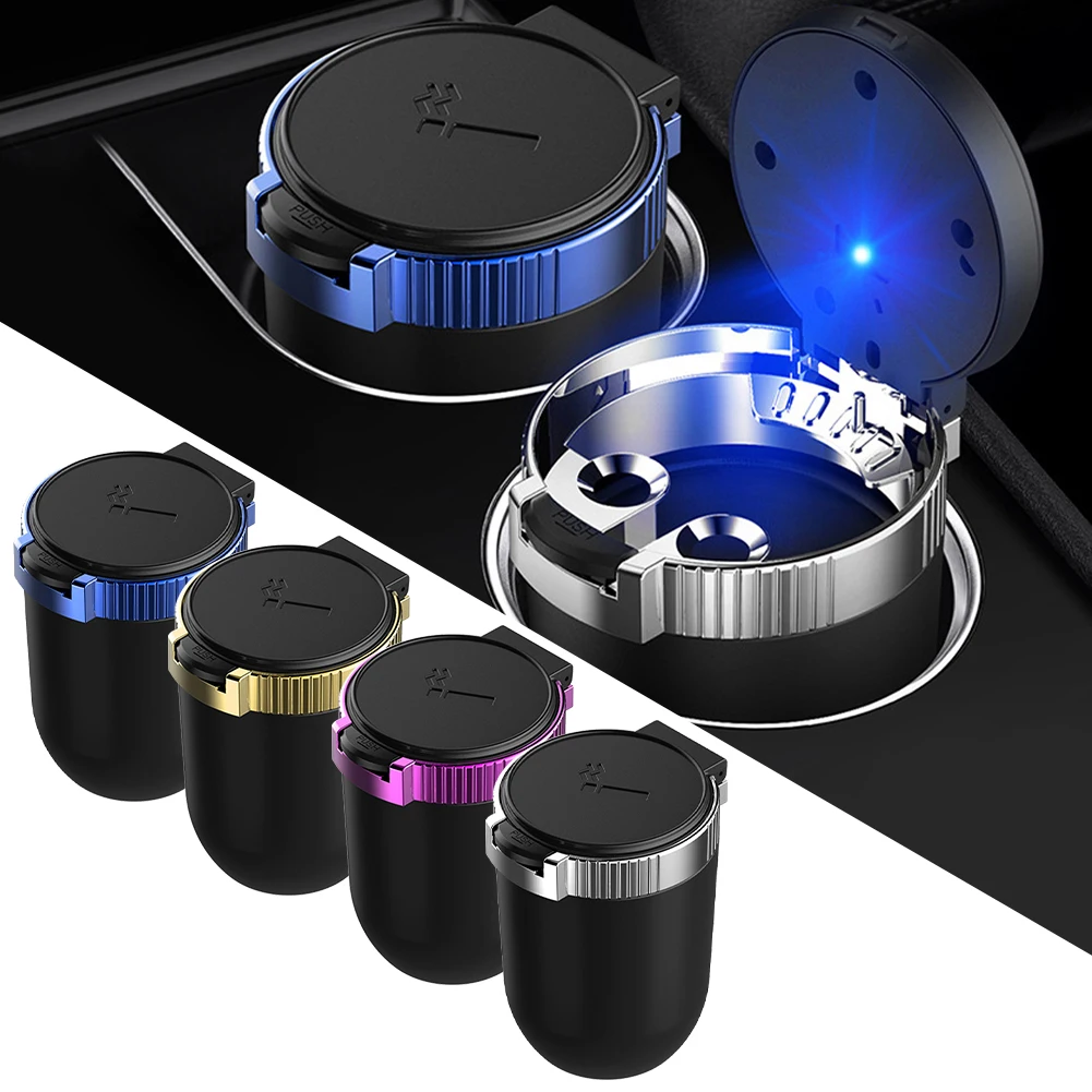 1PCS Portable Car LED Ashtray Cigarette Ash Holds Cup Automatic Light Indicator Ashtray Car Cup Holder Auto Interior Accessories
1PCS Portable Car LED Ashtray Cigarette Ash Holds Cup Automatic Light Indicator Ashtray Car Cup Holder Auto Interior Accessories