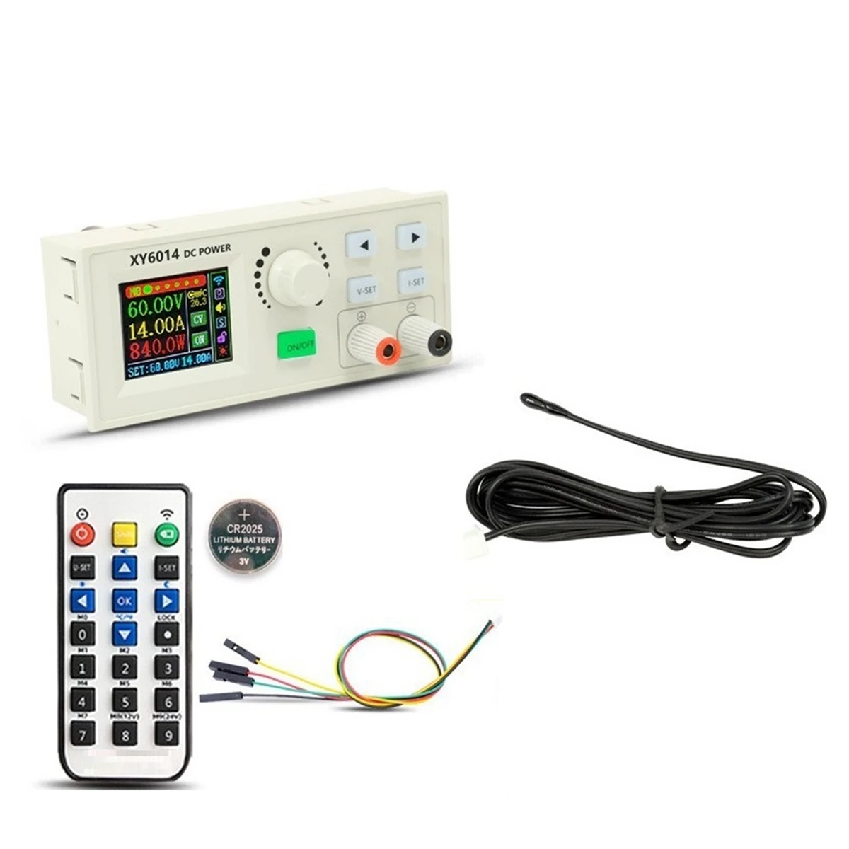 XY6014 Adjustable DC Stabilized Voltage Electricity Supply 1.8-Inch Color LCD Constant-Voltage Constant-Current 900W
XY6014 Adjustable DC Stabilized Voltage Electricity Supply 1.8-Inch Color LCD Constant-Voltage Constant-Current 900W