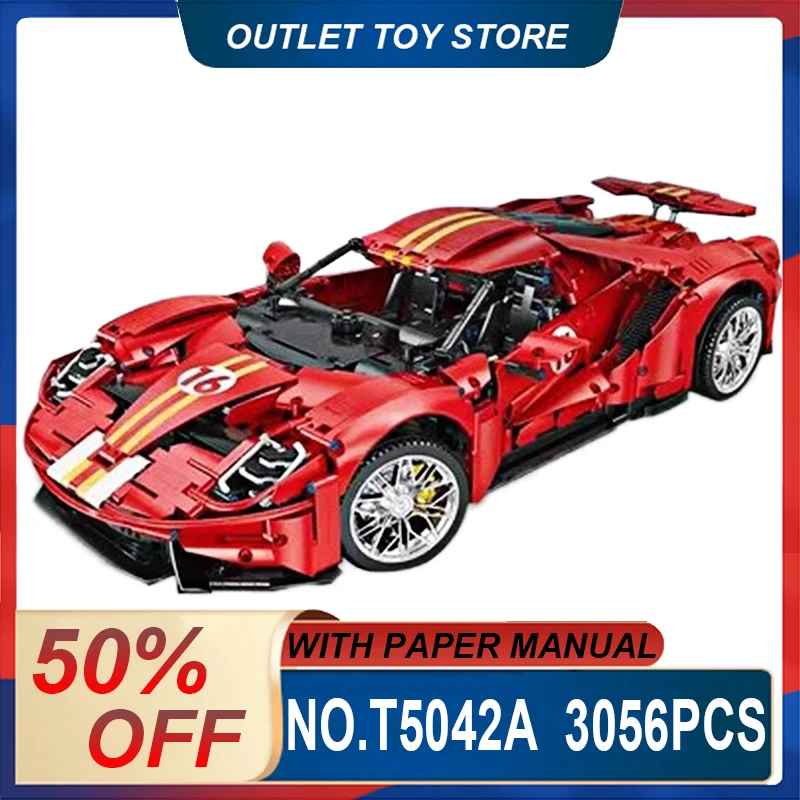 TGL T5042A MOC Technical Super Sports Car 3056pcs Building Blocks Bricks Puzzle Toy Christmas Gifts For Kids
TGL T5042A MOC Technical Super Sports Car 3056pcs Building Blocks Bricks Puzzle Toy Christmas Gifts For Kids