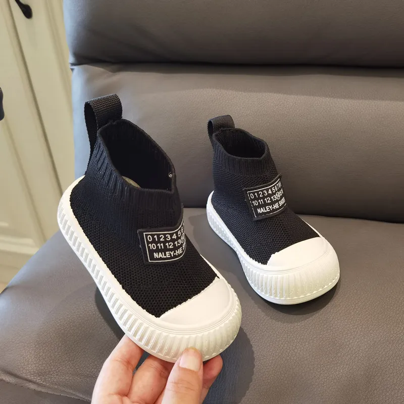 Shoe Children Boy Autumn Children Sneakera Breathable Black Kids Casual Shoe Trendy Round Toe Slip-on Boys Girls Sock Boot
Shoe Children Boy Autumn Children Sneakera Breathable Black Kids Casual Shoe Trendy Round Toe Slip-on Boys Girls Sock Boot