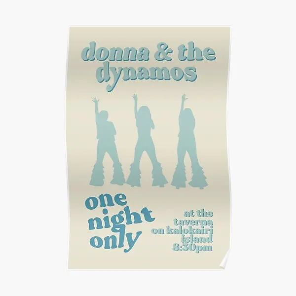 

Постер Donna The Dynamos с принтом, картина, Декор, Настенная роспись, винтажное домашнее современное смешное украшение комнаты без рамки
