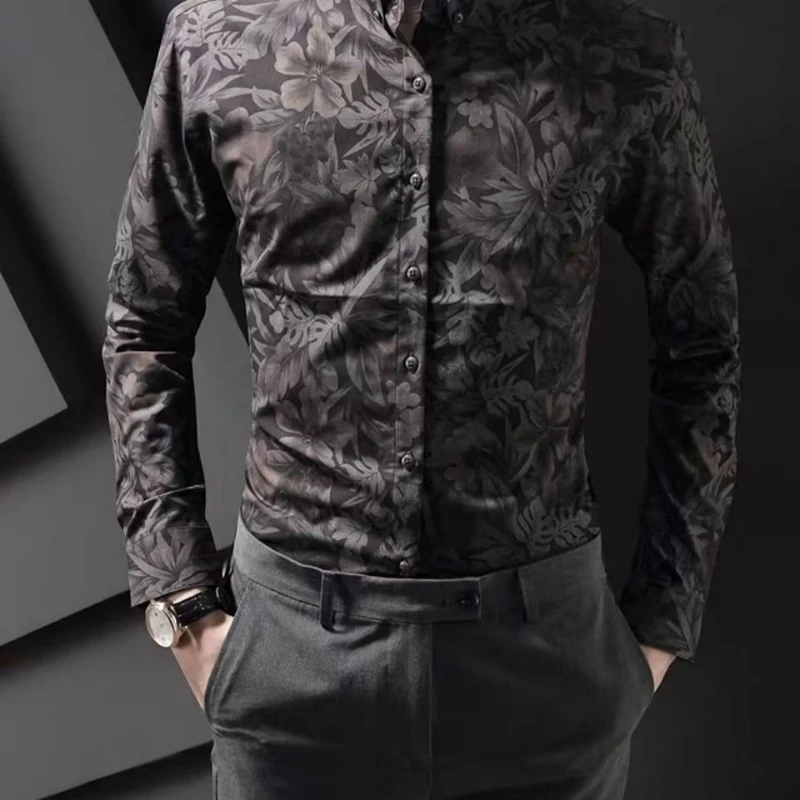 Business Man Tops Long Sleeve Dot with Print Shirts and Blouses for Men Floral Clothing S Asia Luxury Fashion 2023 Xxl Cool Silk
Business Man Tops Long Sleeve Dot with Print Shirts and Blouses for Men Floral Clothing S Asia Luxury Fashion 2023 Xxl Cool Silk