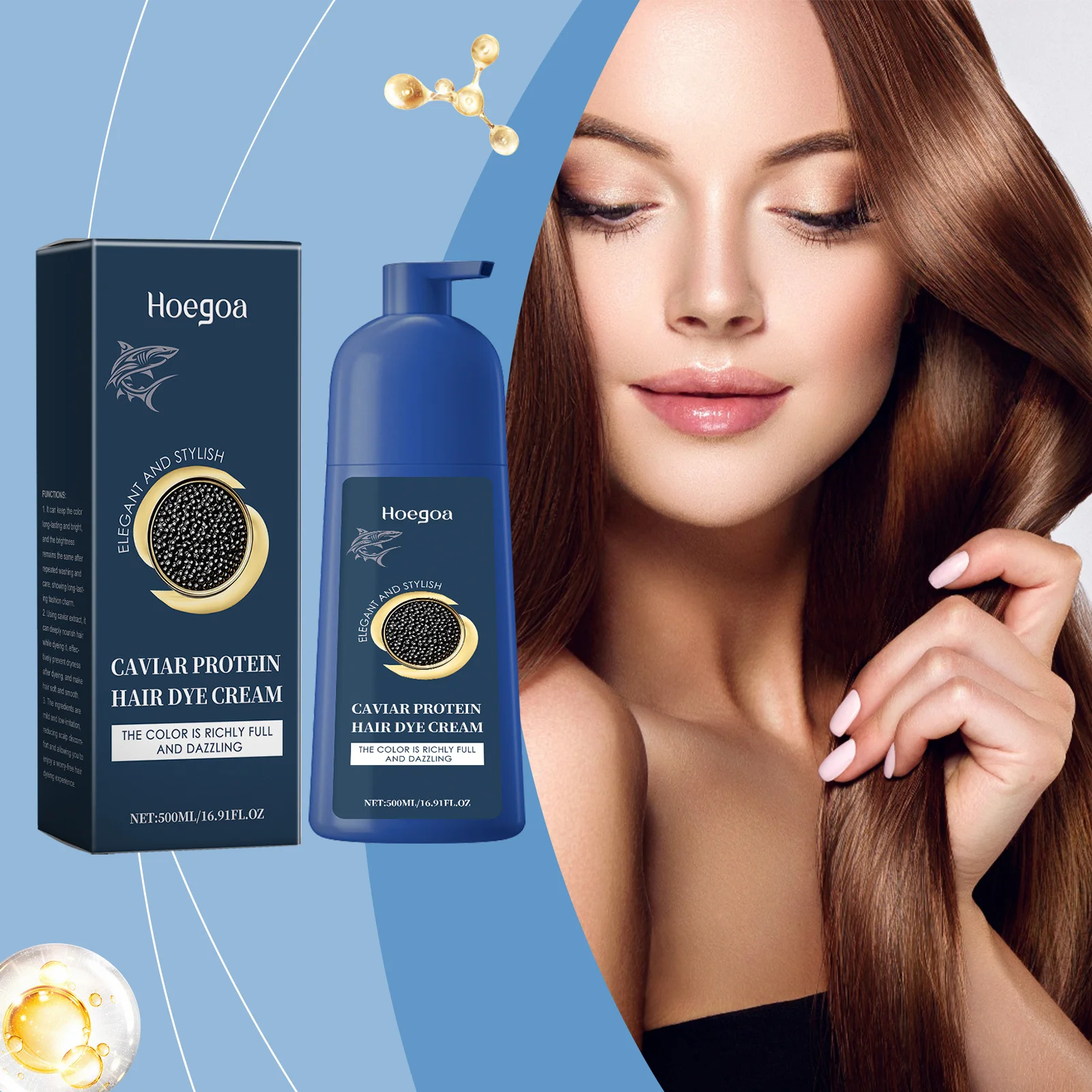 Caviar Hair Dye Cream Change Hair Color Long Lasting Black Brown Repair Gray Hair Safety Nourishing Permanent Hair Coloring Wax 10 S424c92cb8bd642418a44e3c98c9a6284Q