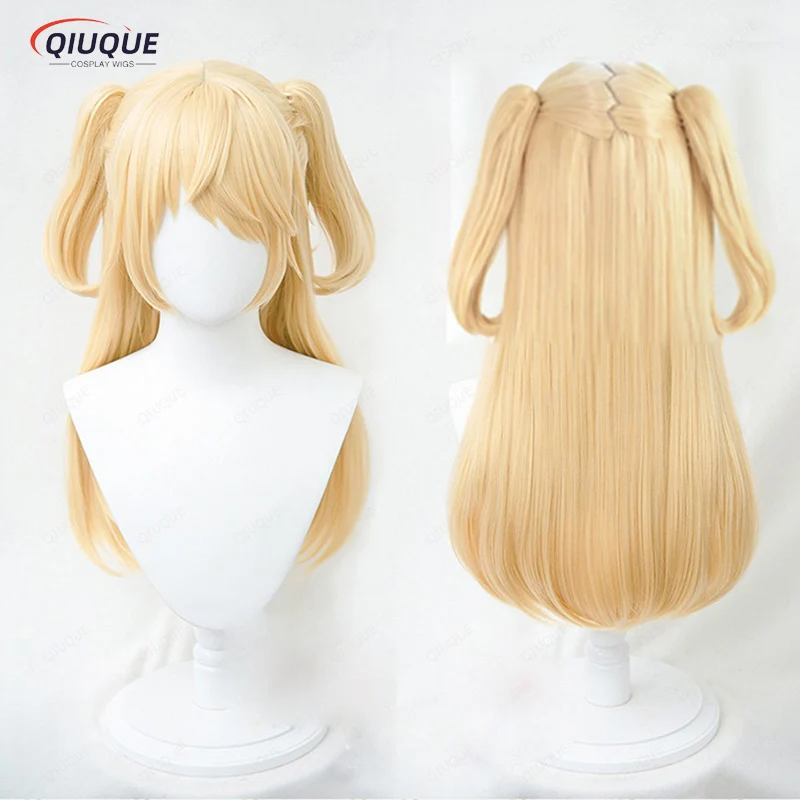 Game Impact Cosplay Fischl Cosplay Wig Golden Blonde Ponytails Heat Resistant Synthetic Hair Wigs + Wig Cap
Game Impact Cosplay Fischl Cosplay Wig Golden Blonde Ponytails Heat Resistant Synthetic Hair Wigs + Wig Cap