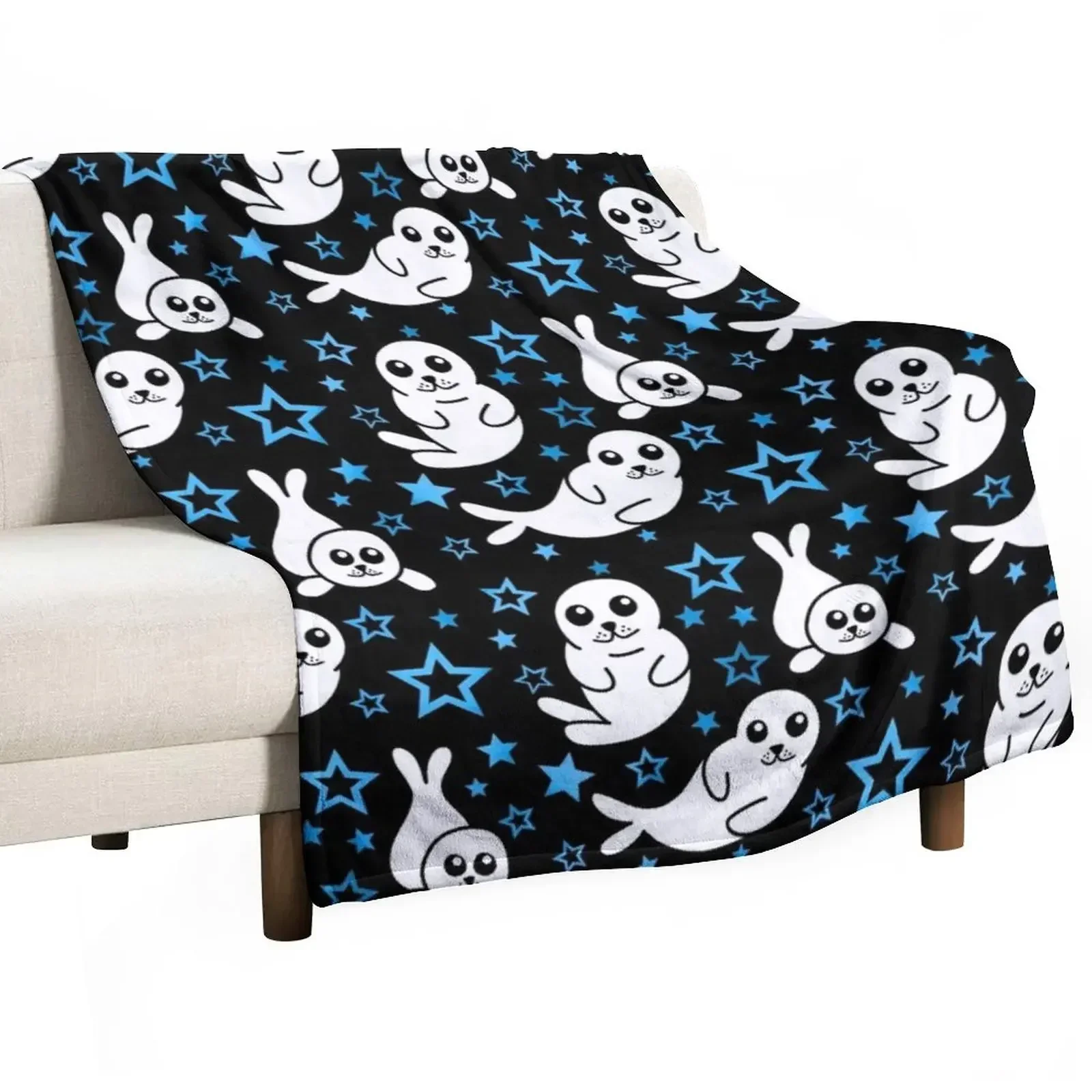 Harp Seal Blue Stars Pattern Throw Blanket Soft Big Sleeping Bag Sofa Quilt Blankets
Harp Seal Blue Stars Pattern Throw Blanket Soft Big Sleeping Bag Sofa Quilt Blankets