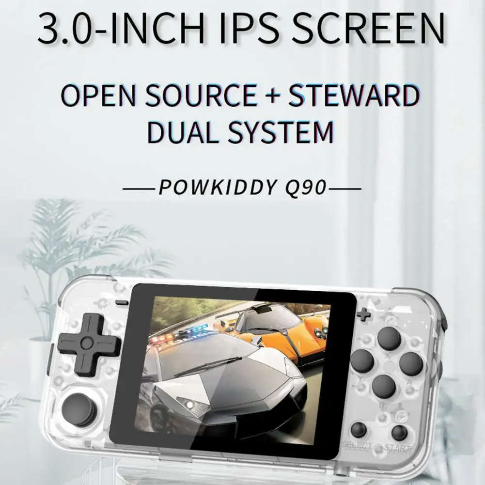 Q90 3.0 Inches Handheld Game Console Portable HiFi Sound 12 Simulators IPS LCD Screen Retro Arcade Game Player for Kids
Q90 3.0 Inches Handheld Game Console Portable HiFi Sound 12 Simulators IPS LCD Screen Retro Arcade Game Player for Kids