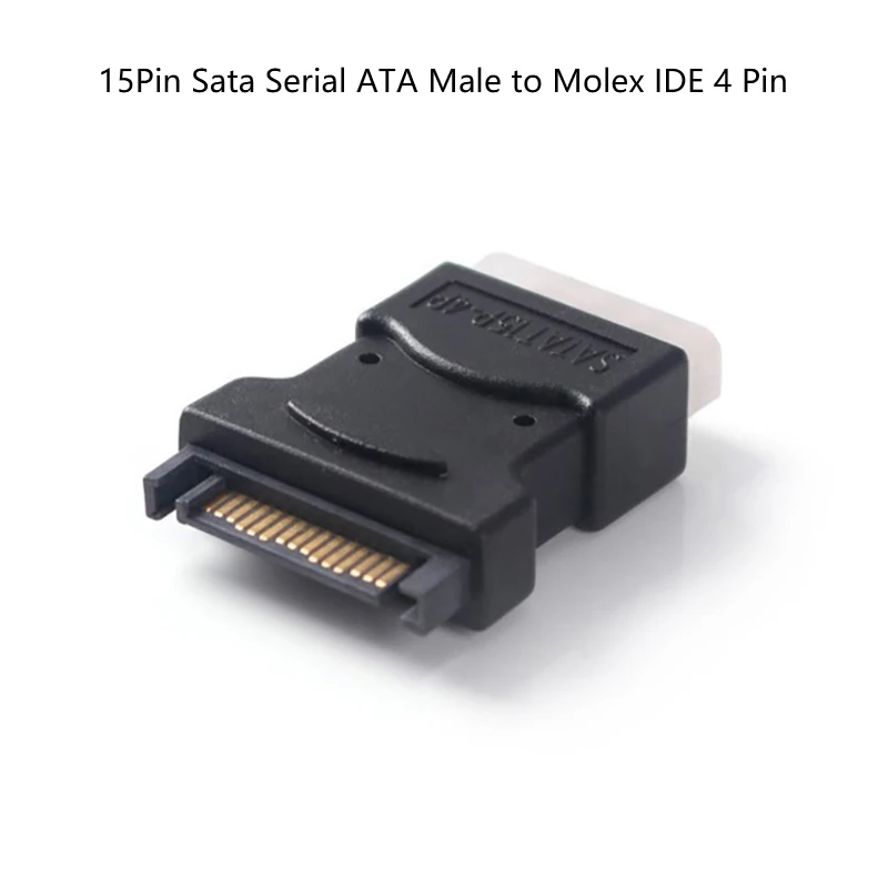 Адаптер SATA папа-мама molex, переходник с 15Pin SATA папа на 4 Pin IDE папа, подходит к разъему для жестких дисков
Адаптер SATA папа-мама molex, переходник с 15Pin SATA папа на 4 Pin IDE папа, подходит к разъему для жестких дисков