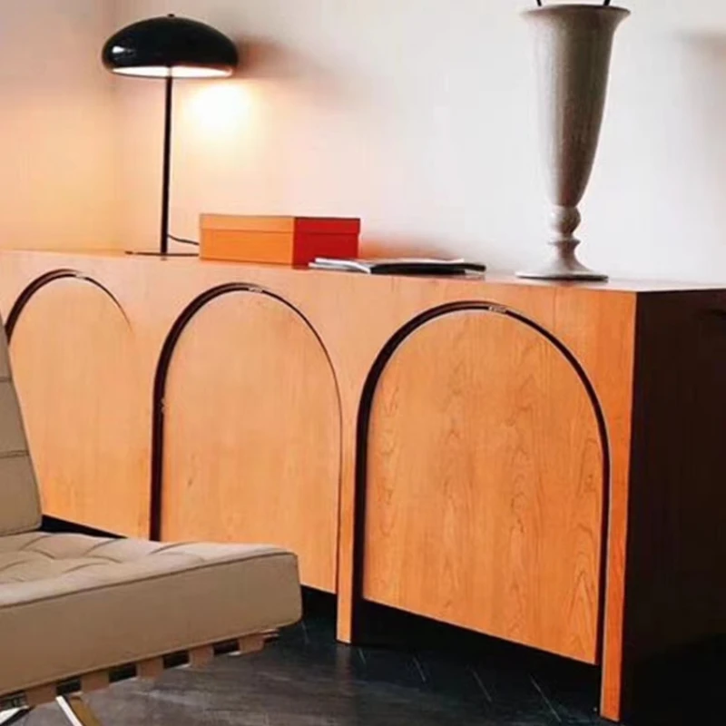 Vintage home living room solid wood sideboard, minimalist modern arch storage cabinet, storage foyer
Vintage home living room solid wood sideboard, minimalist modern arch storage cabinet, storage foyer