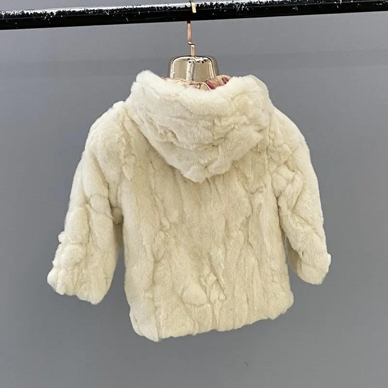 Winter Girls Fur Warm Coat Kids Real Rex Rabbit Natural Fox Fur Coat Children Winter Real Short Fur Loose Jacket
Winter Girls Fur Warm Coat Kids Real Rex Rabbit Natural Fox Fur Coat Children Winter Real Short Fur Loose Jacket