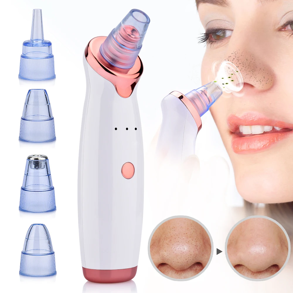 

Electric Facial Blackhead Remover Vacuum Pore Cleaner Acne Cleanser Black Spots Removal Face Nose Deep Cleaning tools