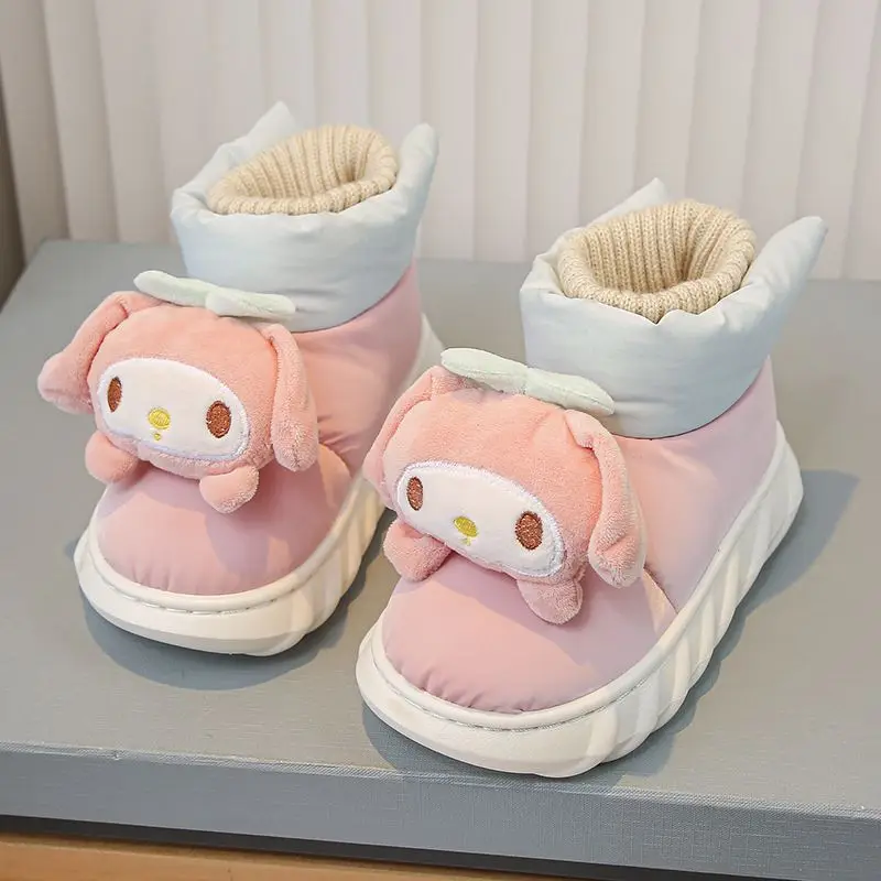 Sanrio Kuromi Children Comfortable Warm Cotton Shoe Anime Figuret Autumn Winter Cartoon Girl Thick Soled Cold Proof Casual Shoe
Sanrio Kuromi Children Comfortable Warm Cotton Shoe Anime Figuret Autumn Winter Cartoon Girl Thick Soled Cold Proof Casual Shoe