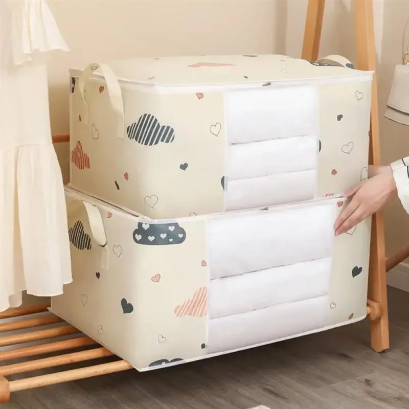 

Organizer Big Storage Moisture Blanket Quilt Duvet Bag Sorting Bags Under-bed Closet Capacity Clothes Proof Dustproof