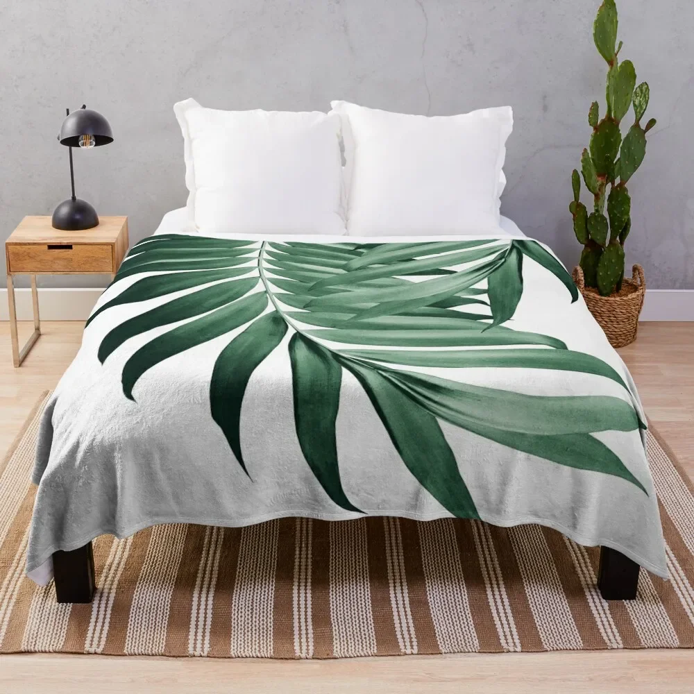 

Пальмовые Листья тропические зеленые вибры #4 # тропические # Декор # искусство плед Покрывало Диван Плюшевые набивные одеяла