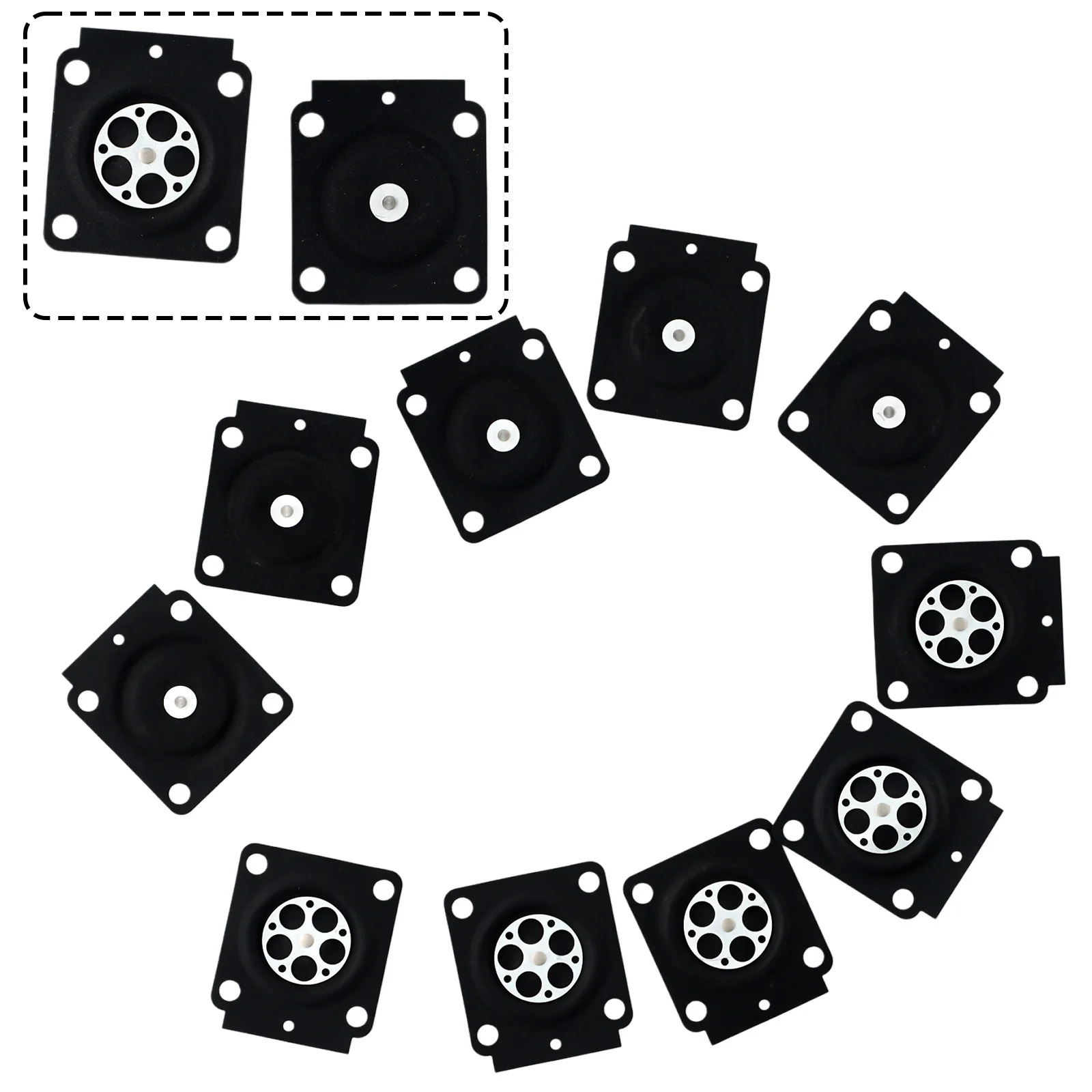 10PCS Carburetor Metering Diaphragm For 4314 121 4700 For Zama A015053 C1Q Carb Chainsaw Repair Kit Lawn Mower Parts
10PCS Carburetor Metering Diaphragm For 4314 121 4700 For Zama A015053 C1Q Carb Chainsaw Repair Kit Lawn Mower Parts