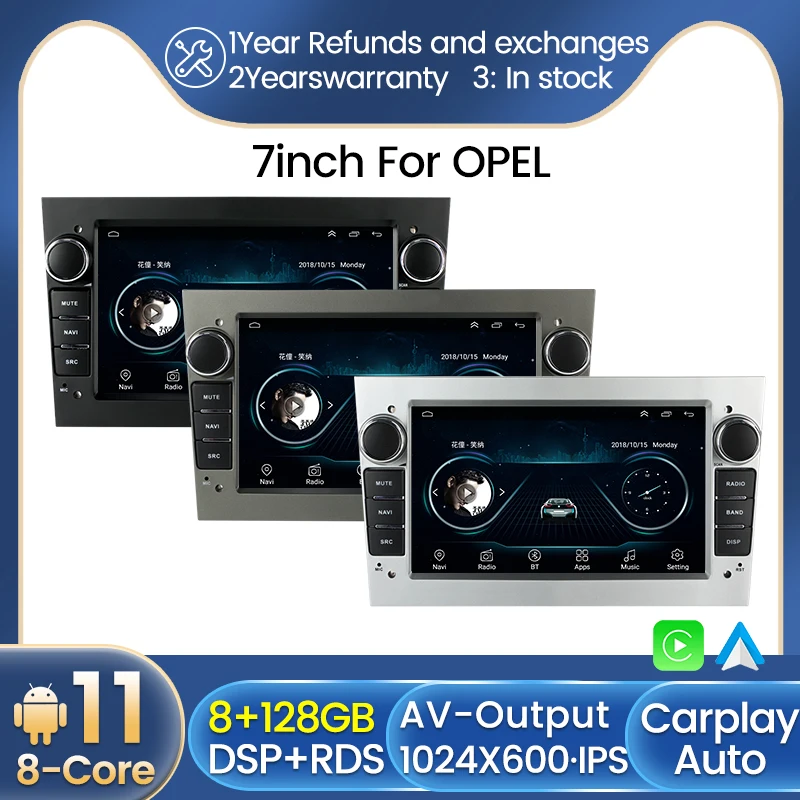 Android 11 Car Radio Multimedia Video Player BT For Opel GPS Navigation 7'' Astra Stereo Antara Zafira Corsa Combo Vectra No DVD
Android 11 Car Radio Multimedia Video Player BT For Opel GPS Navigation 7'' Astra Stereo Antara Zafira Corsa Combo Vectra No DVD