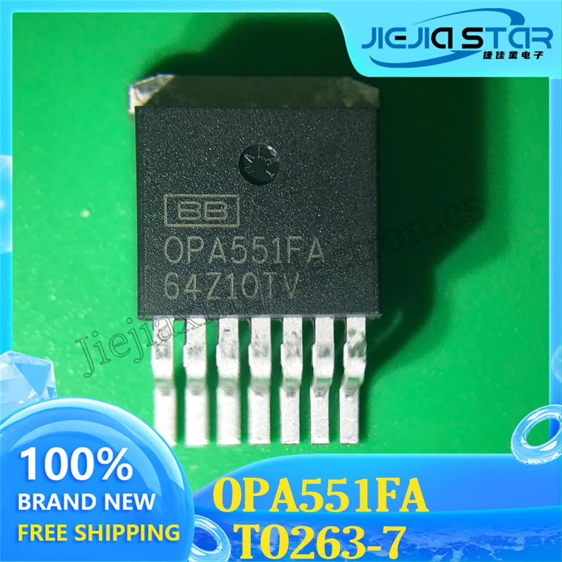 OPA551FA OPA551 SMT TO-263-7 Operational Amplifier, 100% Brand New and Original Electronics IC in Stock
OPA551FA OPA551 SMT TO-263-7 Operational Amplifier, 100% Brand New and Original Electronics IC in Stock