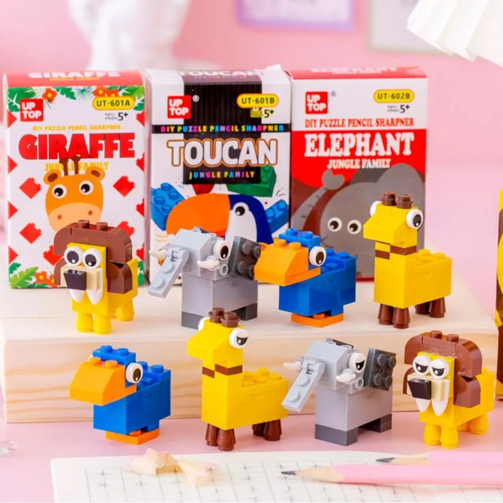2Pcs Kawaii Fighter Animals Helicopter Pencil Sharpener Student Stationery Building Blocks School Supplies
2Pcs Kawaii Fighter Animals Helicopter Pencil Sharpener Student Stationery Building Blocks School Supplies