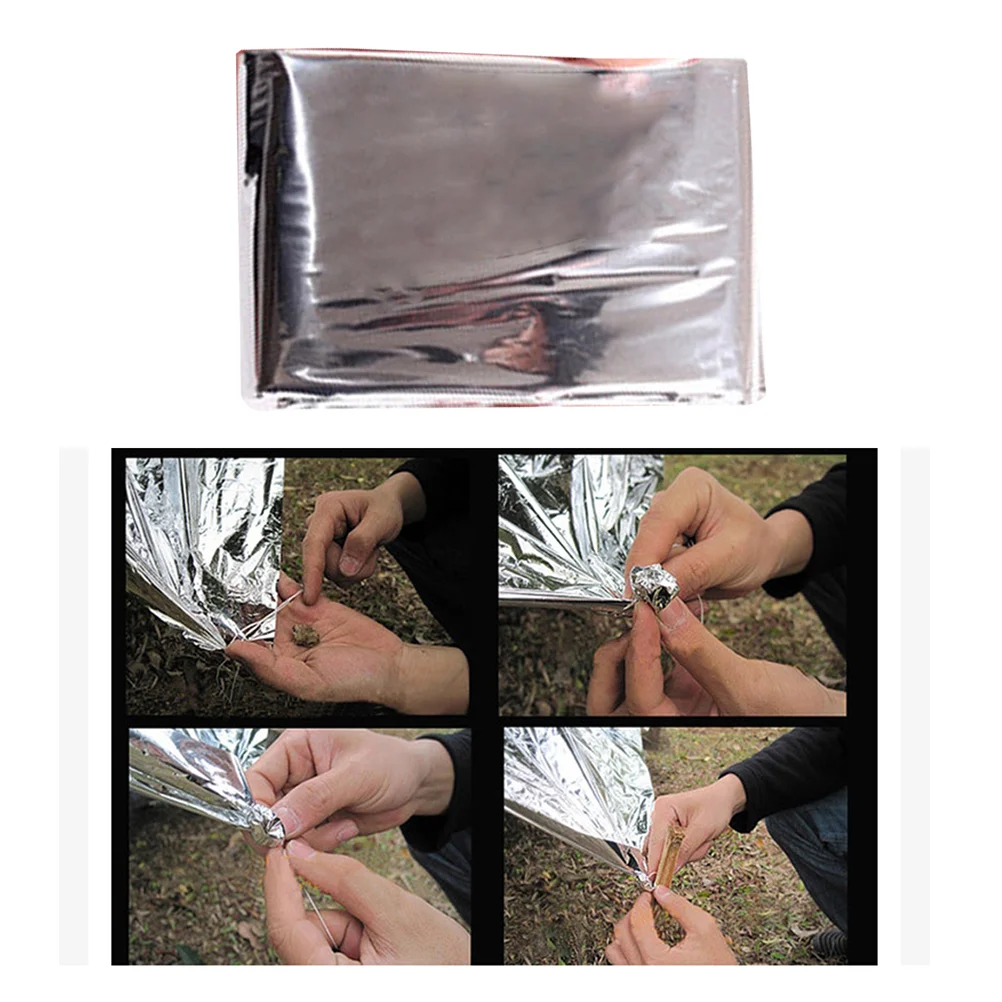 Outdoor Hiking Climbing Emergency Survival Sleeping Blanket Reflective Blanket (Silver)
Outdoor Hiking Climbing Emergency Survival Sleeping Blanket Reflective Blanket (Silver)