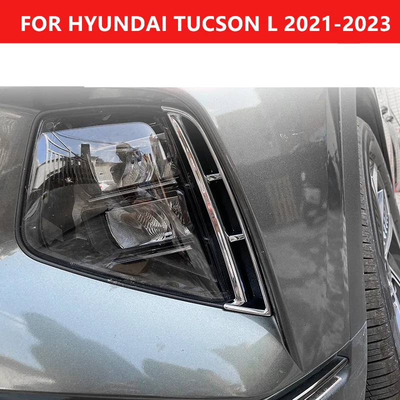 FOR HYUNDAI TUCSON L 2021-2023 Front Fog Lamp Frame decoration cover trim Exterior Front grille fog light eyebrow modification
FOR HYUNDAI TUCSON L 2021-2023 Front Fog Lamp Frame decoration cover trim Exterior Front grille fog light eyebrow modification