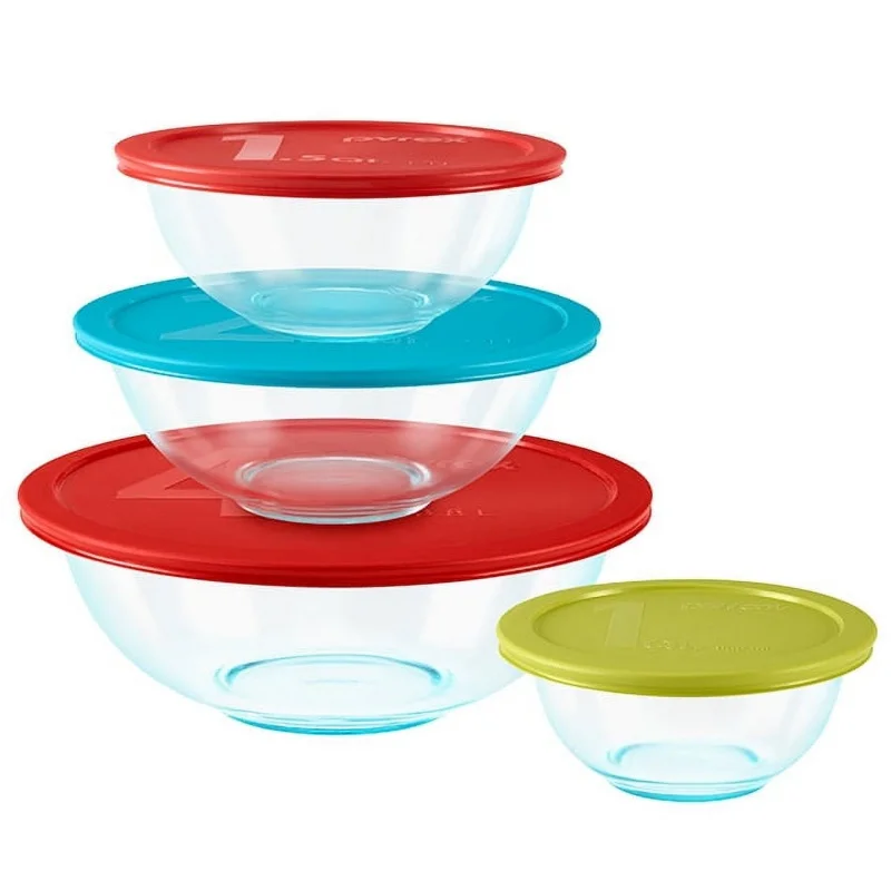 

Миска для смешивания Pyrex, стекло, 8 шт.