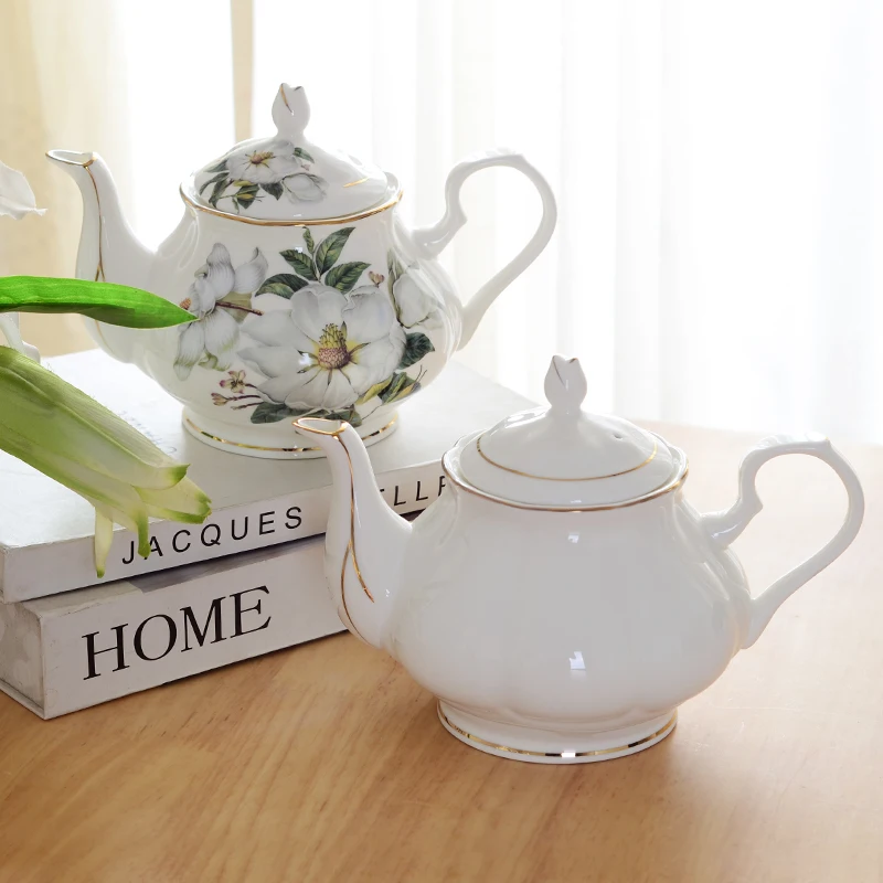 European Coffee Maker Bone China Office Kettle Afternoon Tea Pot Kung Fu Tea Set Household Large Capacity Ceramic Filter Teapot
European Coffee Maker Bone China Office Kettle Afternoon Tea Pot Kung Fu Tea Set Household Large Capacity Ceramic Filter Teapot