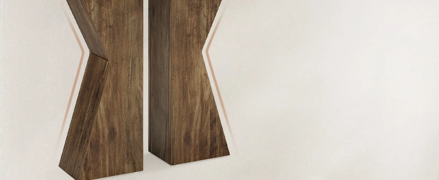 Farmhouse Entryway Table Rustic Brown S4265723de02148d3986c48ab22e9f918y