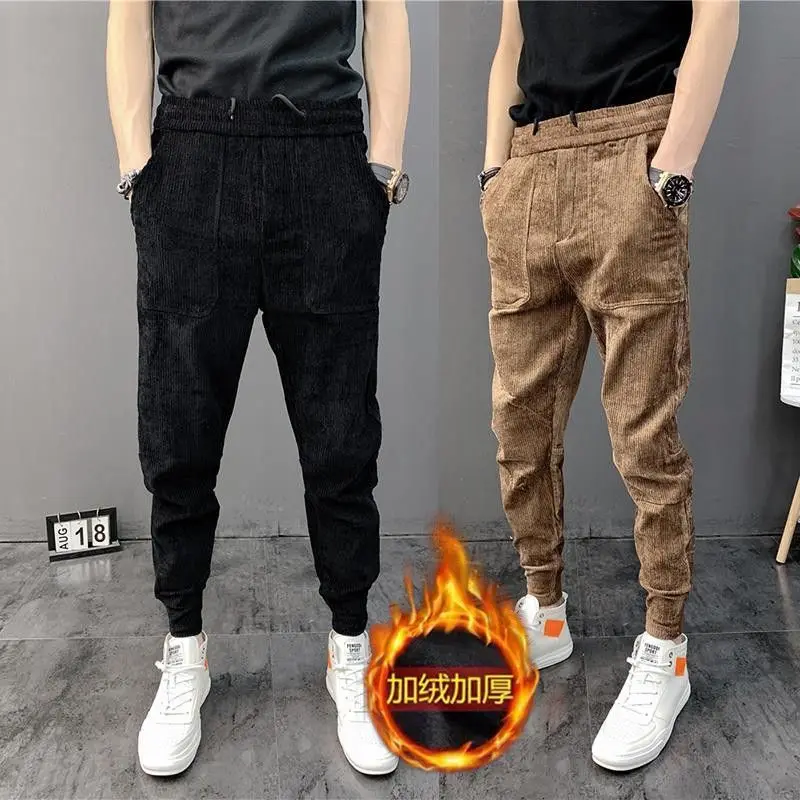 Autumn Winter New Elastic Waist Loose Casual Lantern Pants Male All-match Solid Color Vintage Corduroy Trousers Men's Clothing
Autumn Winter New Elastic Waist Loose Casual Lantern Pants Male All-match Solid Color Vintage Corduroy Trousers Men's Clothing