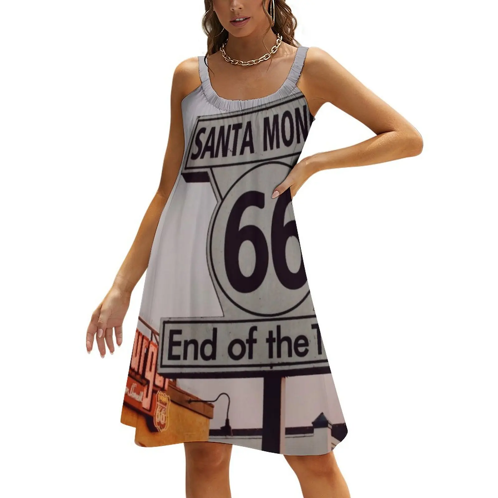 Santa Monica Route 66 California Beach Sling Skirt summer dresses womens 2024 chic and elegant woman dress
Santa Monica Route 66 California Beach Sling Skirt summer dresses womens 2024 chic and elegant woman dress