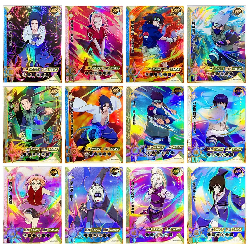 Anime NARUTO Rare SSR Refractive Flash Cards Uchiha Sasuke Haruno Sakura Toys for boys Collectible Cards Christmas Birthday Gift
Anime NARUTO Rare SSR Refractive Flash Cards Uchiha Sasuke Haruno Sakura Toys for boys Collectible Cards Christmas Birthday Gift
