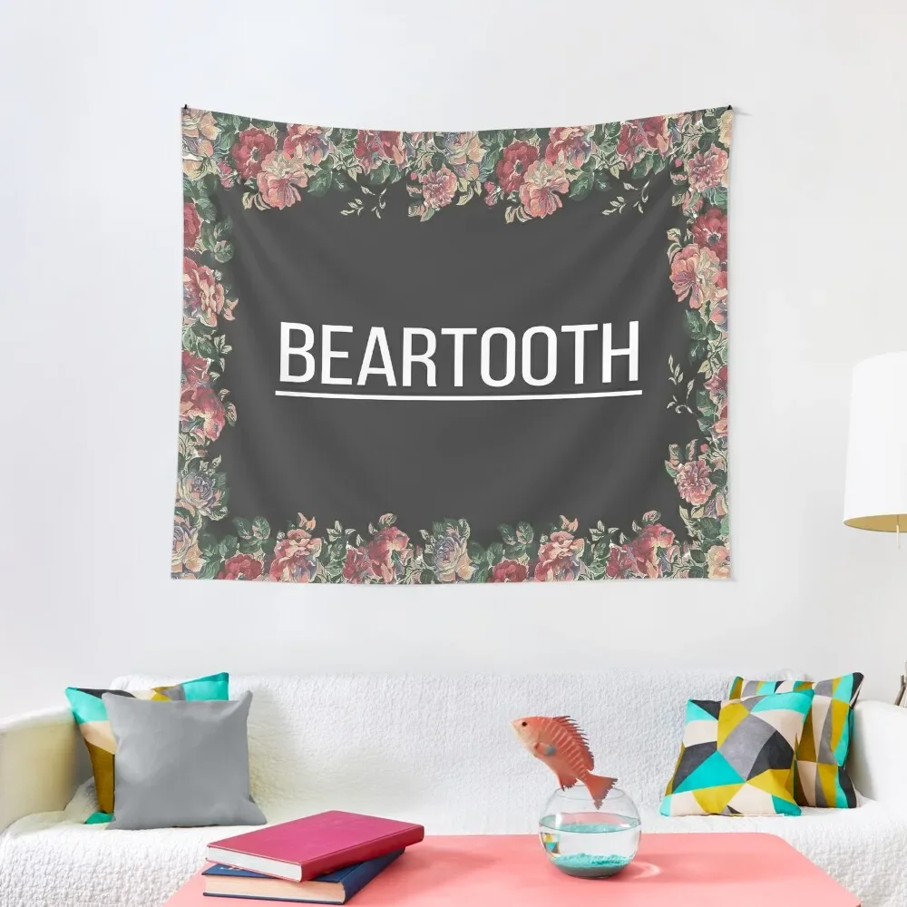 

Beartooth Floral Flag Tapestry Home Decorations Aesthetic Art Mural Tapete For The Wall Nordic Home Decor Tapestry