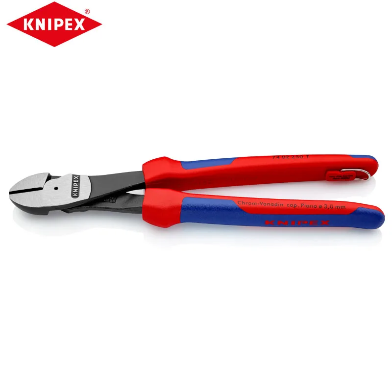 

KNIPEX 74 02 250 T High Labor-saving Type Inclined Jaw Pliers Leverage Diagonal Cutter For Very Tough Continuous Use