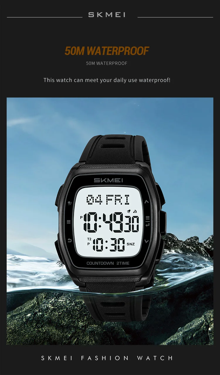 SKMEI 2441 LED Display Electronic Mens Wristwatches Waterproof Countdown Sport Watch for Men Military Digital Clock Reloj Hombre SKMEI 2441 LED Display Electronic Mens Wristwatches Waterproof Countdown Sport Watch for Men Military Digital Clock Reloj Hombre