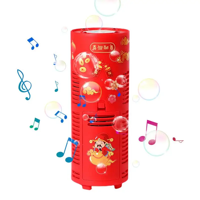 

Пузырчатая машина для фейерверков, Китайская Красная воздуходувка для пузырьков, электрическая Праздничная пузырчатая машина с подсветкой для романтической атмосферы