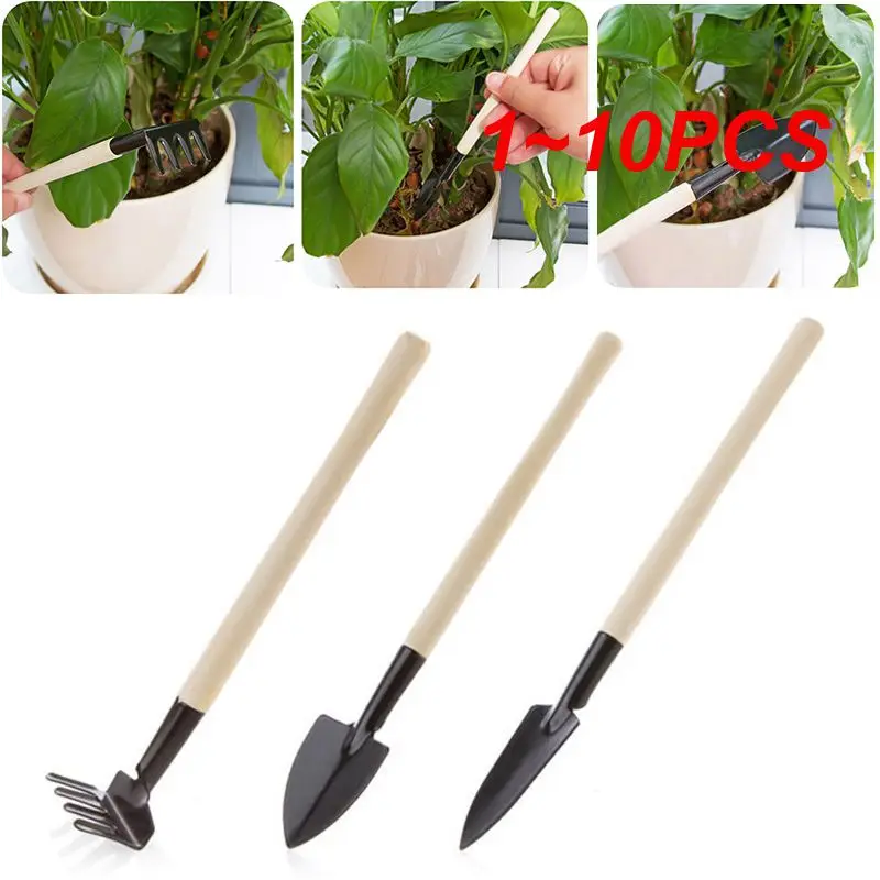 

1~10PCS Mini Home Gardening Tool Set Small Shovel Rake Spade Shovel Rake Spade Soil Raising Flowers Potted Home Plants Digging