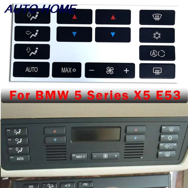1 комплект, накладки на кнопки для кондиционера автомобиля BMW X5 E53 1999-2006 E39 1996-2002
1 комплект, накладки на кнопки для кондиционера автомобиля BMW X5 E53 1999-2006 E39 1996-2002