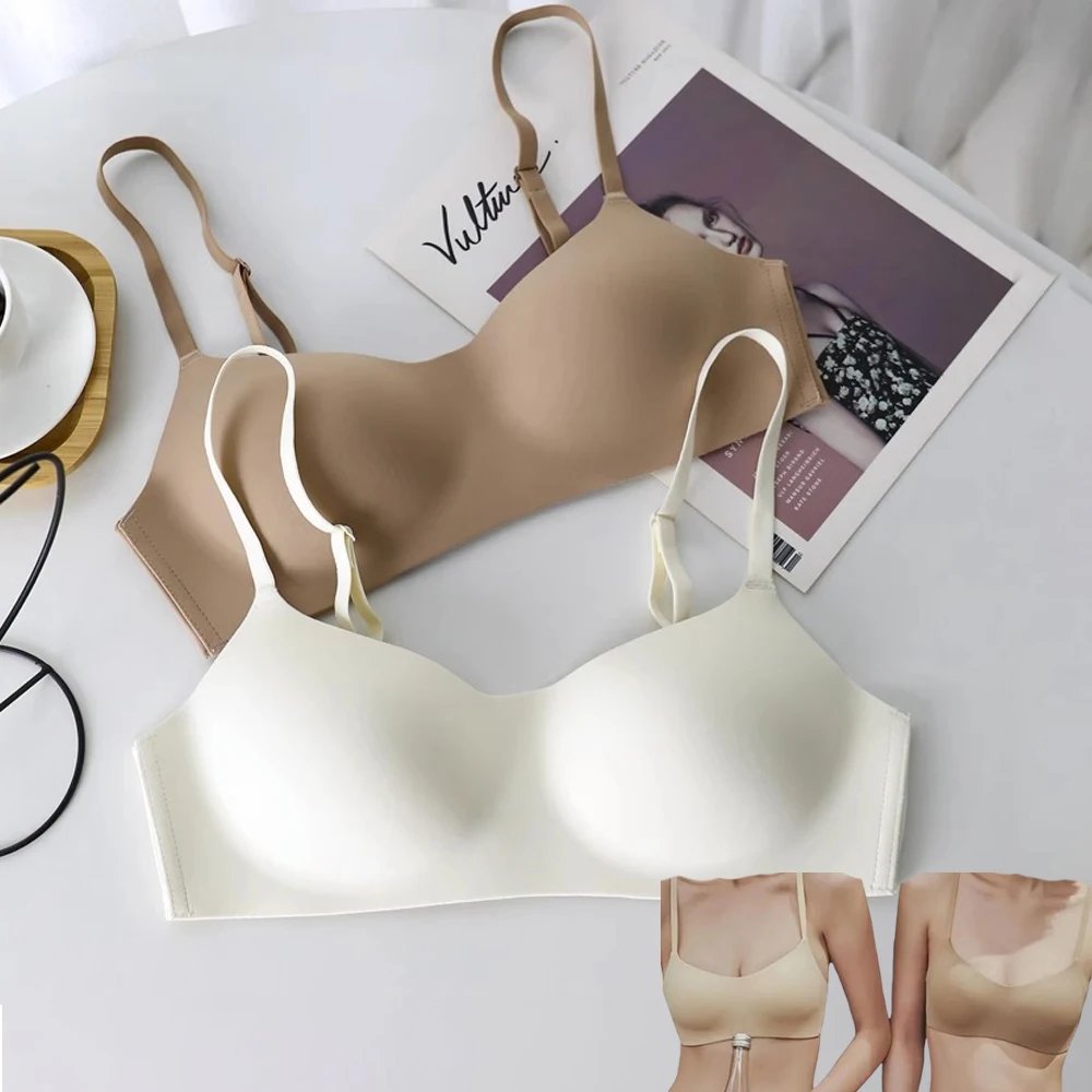 Seamless Bras Women's Small Breast Push-up Underwear Top Non-Wire Upper Support Female Lingerie Breast-Reducing Bra Brassiere
Seamless Bras Women's Small Breast Push-up Underwear Top Non-Wire Upper Support Female Lingerie Breast-Reducing Bra Brassiere